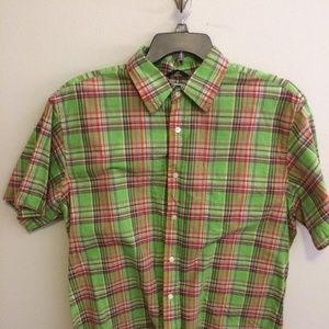 Gap Sz XL Classic Plaid Men Shirt